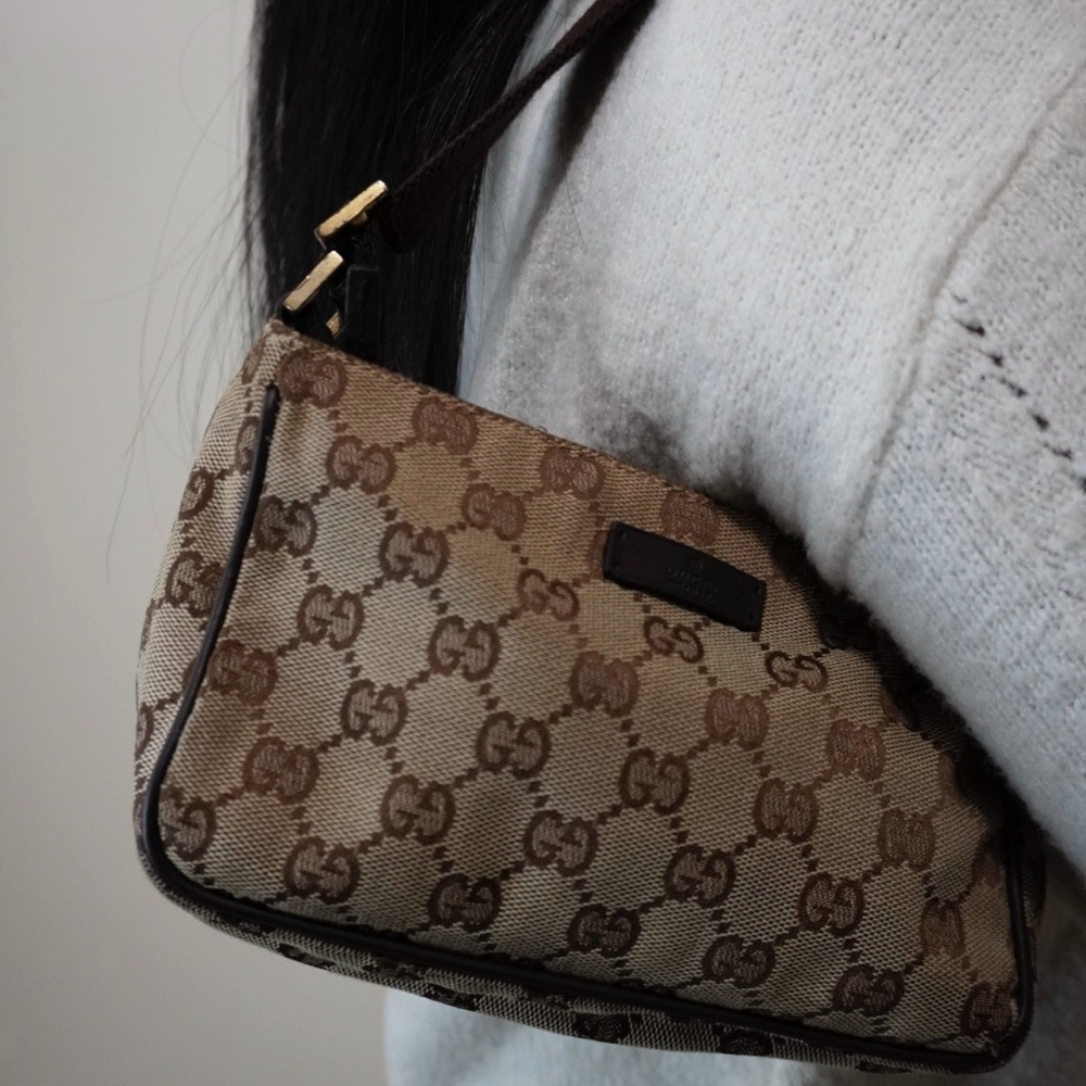 Gucci Tan and Brown Shoulder Bag - Picture 9 of 9
